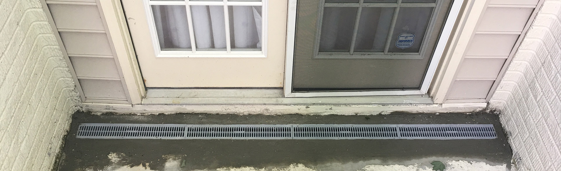 Basement Egress door with drainage options