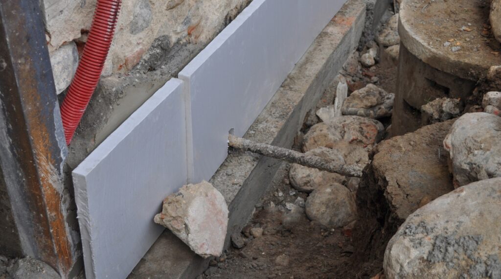 Helical pier underpinning for foundation repair in virginia