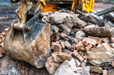 Construction debris removal