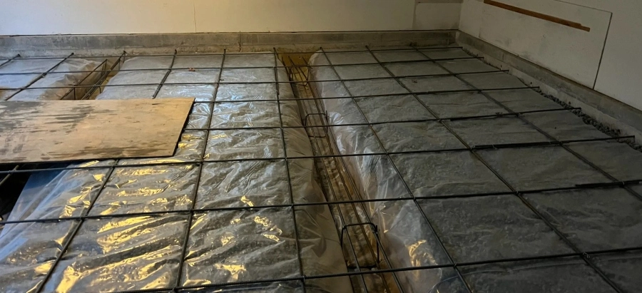 Garage concrete slab replacement